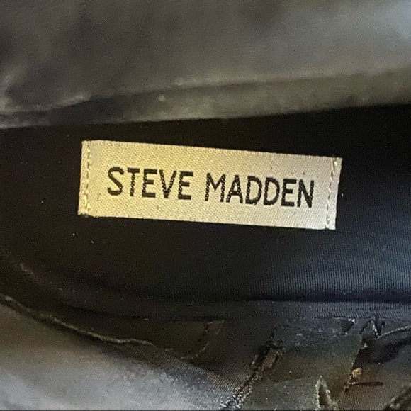 Steve Madden Greater Camo Platform Combat Ankle Boots Size 10 Women - Picture 9 of 10